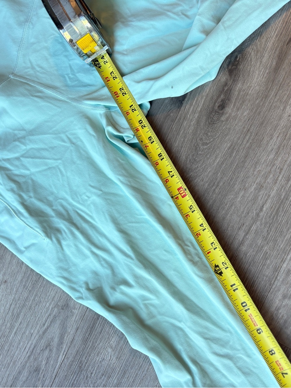 Athleta Salutation Stash Pocket II 7/8 Leggings Mint - Picture 4 of 6